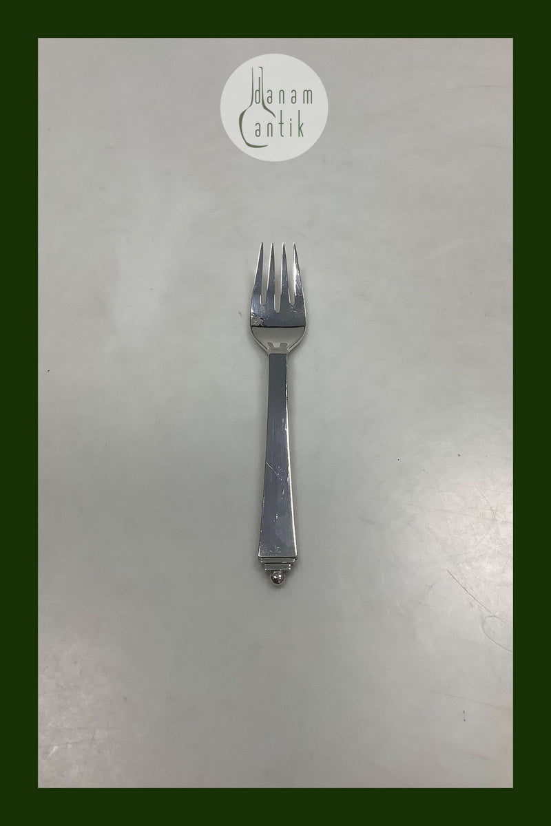 Georg Jensen Pyramide EPNS Sølvplet Fiskegaffel