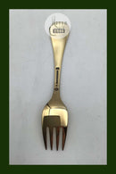 Georg Jensen Årsgaffel 1994 i forgyldt Sterling Sølv med emalje.