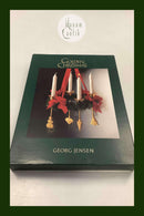 4 Georg Jensen Lyseholdere til Adventskrans i Forgyldt metal