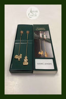 Georg Jensen Golden Christmas Lyseholder - Snemand og Hane 1999