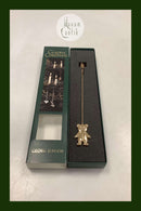 Georg Jensen Golden Christmas Lyseholder - Bamse 2003