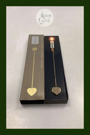 Georg Jensen Golden Christmas Lyseholder - Hjerte 1990