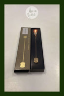 Georg Jensen Golden Christmas Candle Holder - Drum 1992