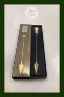 Georg Jensen Golden Christmas Lyseholder - Kræmmerhus 1995