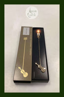 Georg Jensen Goldener Weihnachts-Kerzenhalter - Violine 1995