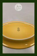 Royal Copenhagen Ursula oval Tallerken i Gul No. 621