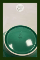 Royal Copenhagen Ursula Deep plate in Dark green No 605