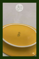 Royal Copenhagen Ursula oval Tallerken i Gul No 073