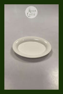 Royal Copenhagen Ursula oval Tallerken i Hvid No 073