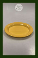 Royal Copenhagen Ursula oval Tallerken i Gul No 085
