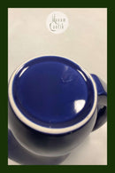 Royal Copenhagen Ursula oval Kande i Mørkeblå No. 442