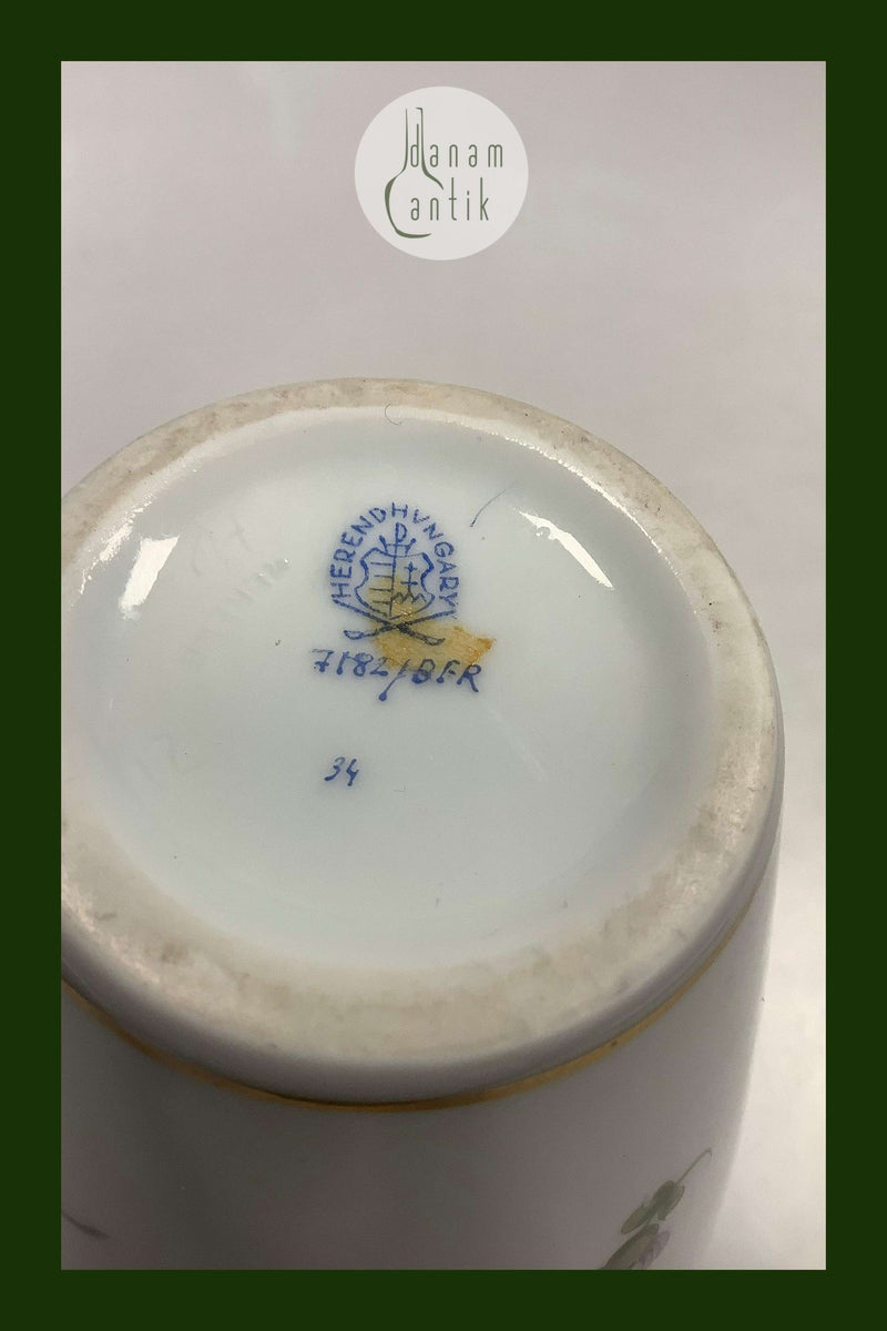 Flot Herend Vase fra Ungarn No 7182