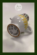 Bjørn Wiinblad Studio Vase med låg i form af Kvindehoved No K14 fra 1969