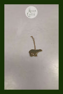 Georg Jensen Ornament Goldplattierter Eisbär 1997 Ohne Box