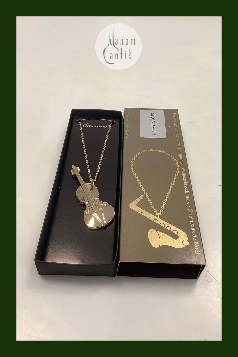 Georg Jensen Ornament Forgyldt Violin 1995