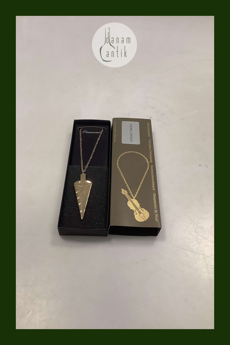 Georg Jensen Ormament Forgyldt Kræmmerhus 1995