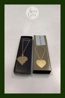 Georg Jensen Ornament Forgyldt Flettet Hjerte 1997