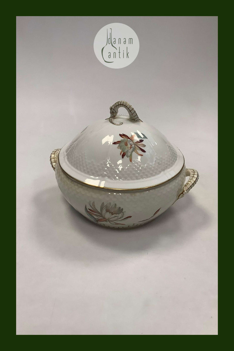 Bing and Grondahl仙人掌水壶，带盖。可容纳1.5升。状态良好，无破损。