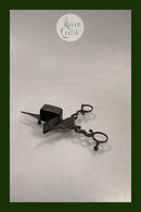 Antike Kerzenschere/Kerzenlöscher aus Eisen