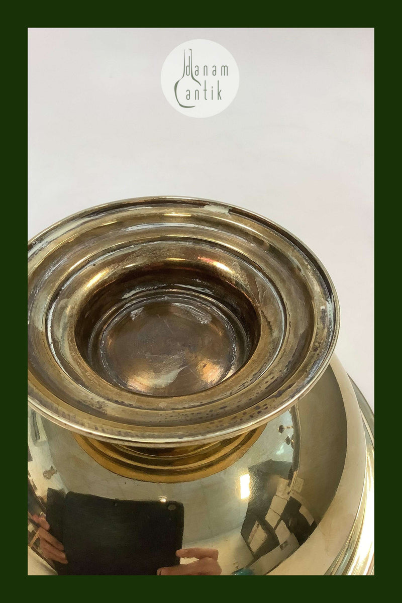 Flot Russisk Messing Skål