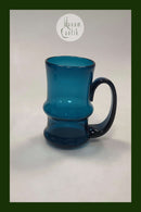 Bertil Vallien Boda Glass Blue Series Mugs