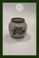 Bing og Grøndahl Krakele Vase med Blomster No 445/K/1032