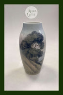 Bing og Grøndahl Art Nouveau Vase Landskab No 8528/243