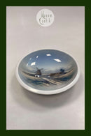 Lyngby Porcelænsskål med Landskabs motiv No 124-3-93