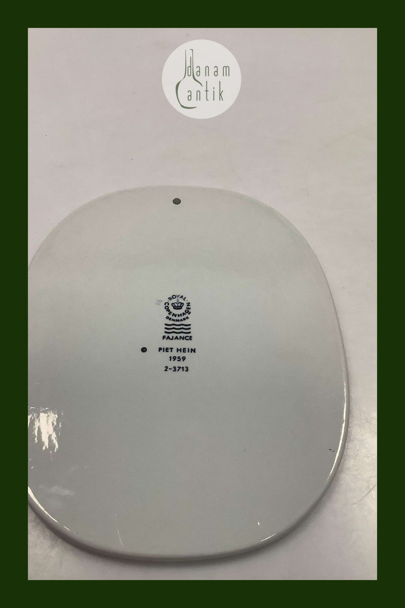 Royal Copenhagen Piet Hein Gruk Platte 1959