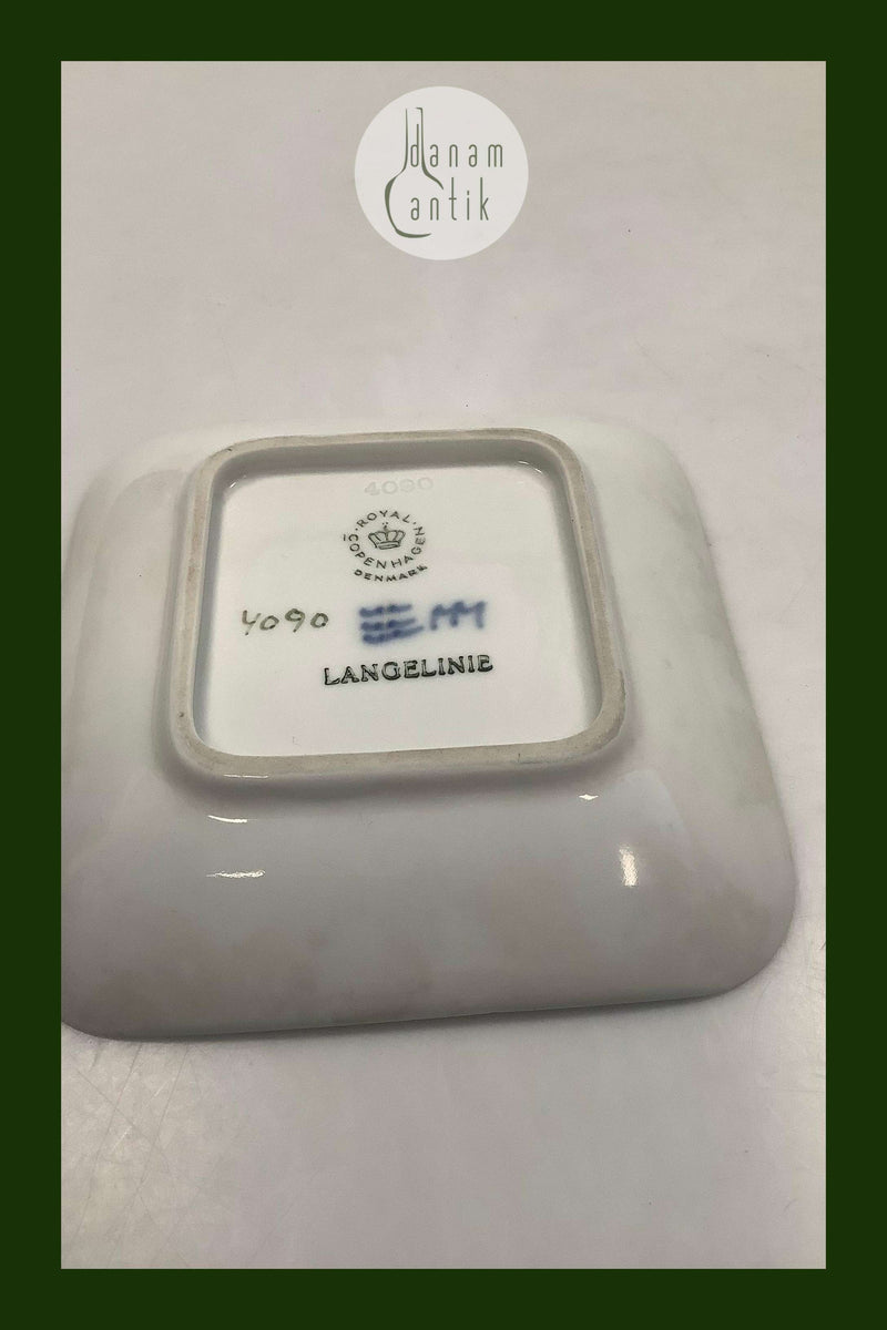 Royal Copenhagen Skål og askebæger No 4090 Langelinie Måler 12,5 cm x 12,5 cm