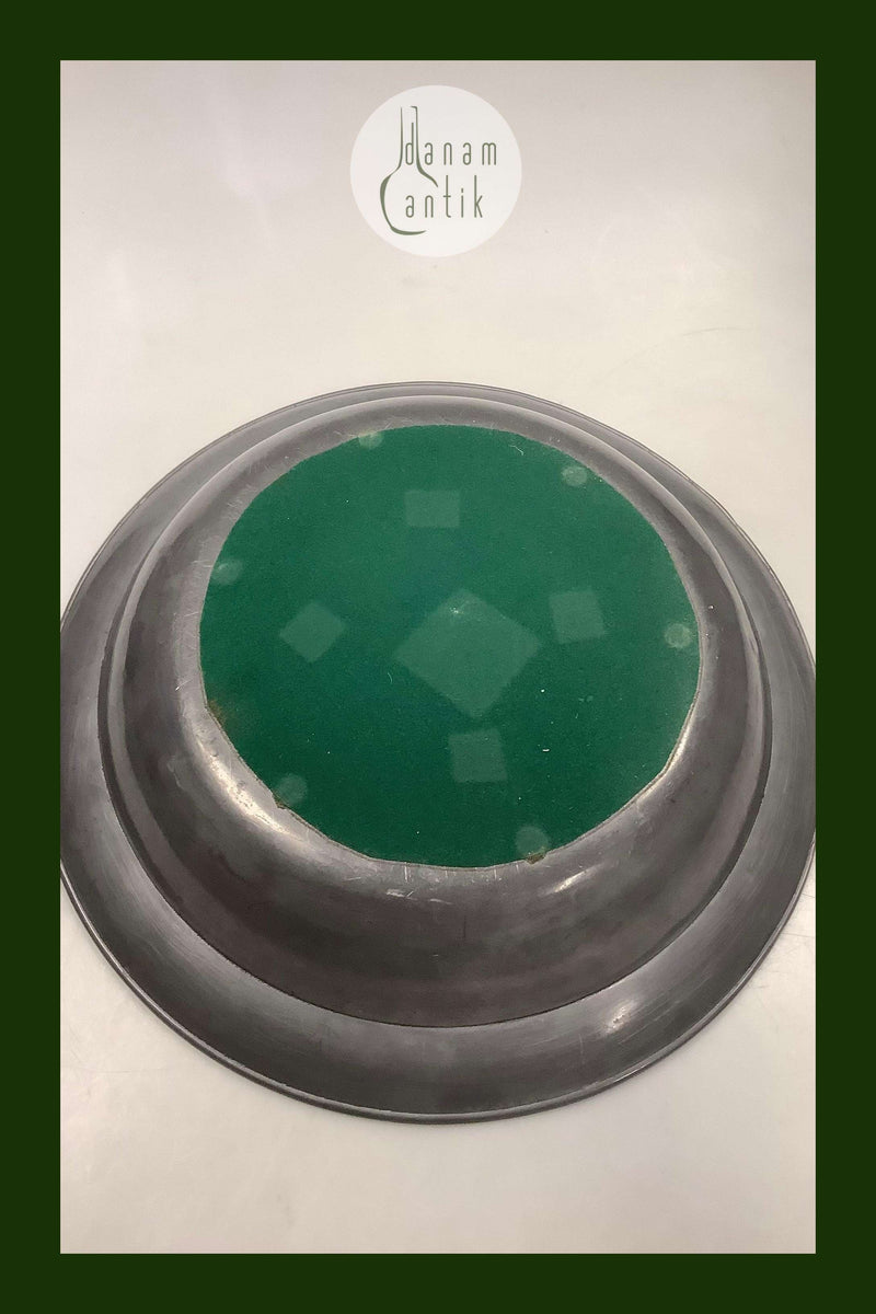 Stort Flot Rundt Tin Fad