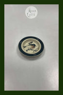 Royal Copenhagen skål i Mat Jern Glasur med Fugl No 10 / 10