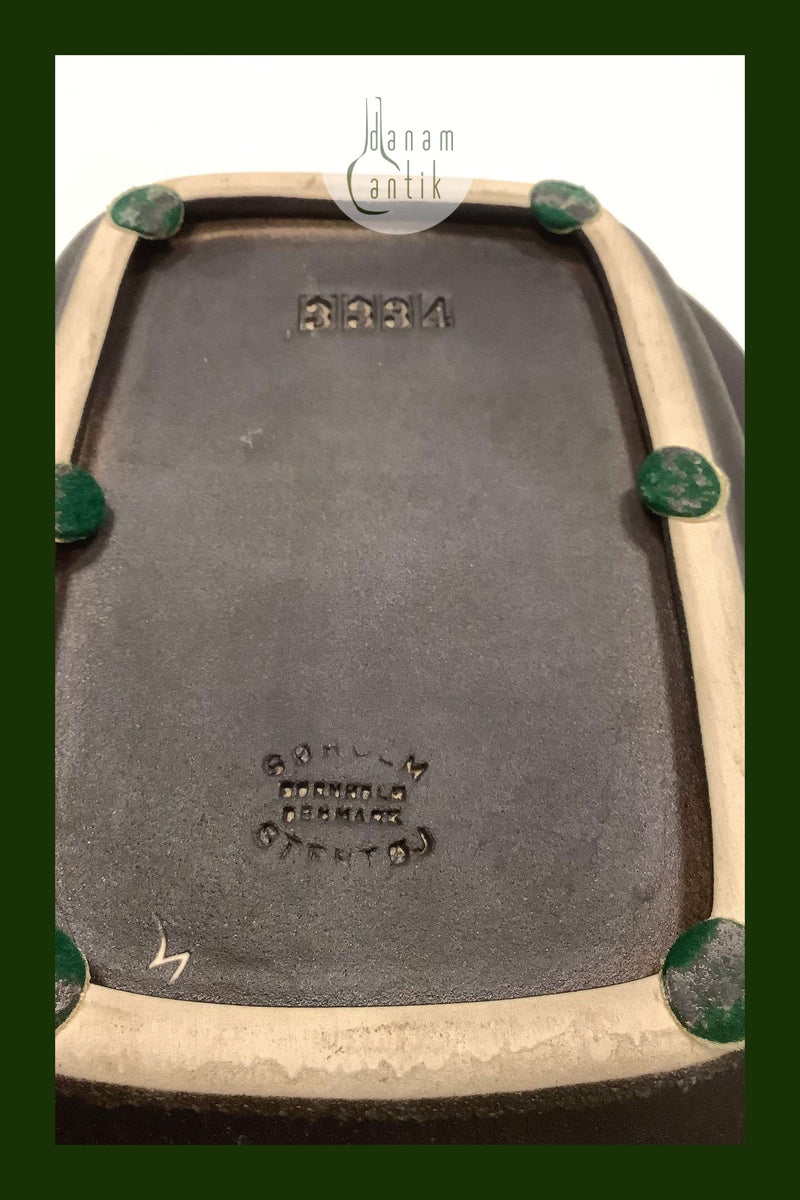 Søholm Bornholm Oval Bowl in Blue