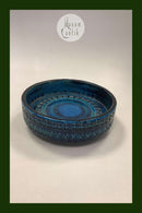 Italy Large Modern Earthenware / Stoneware Bowl in Blue