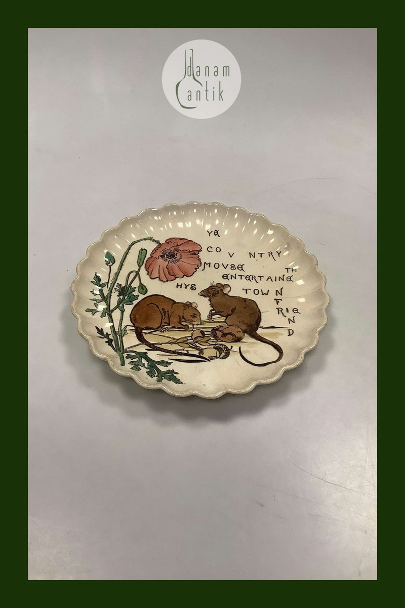 England Copeland Fajance Tallerken med Rotter