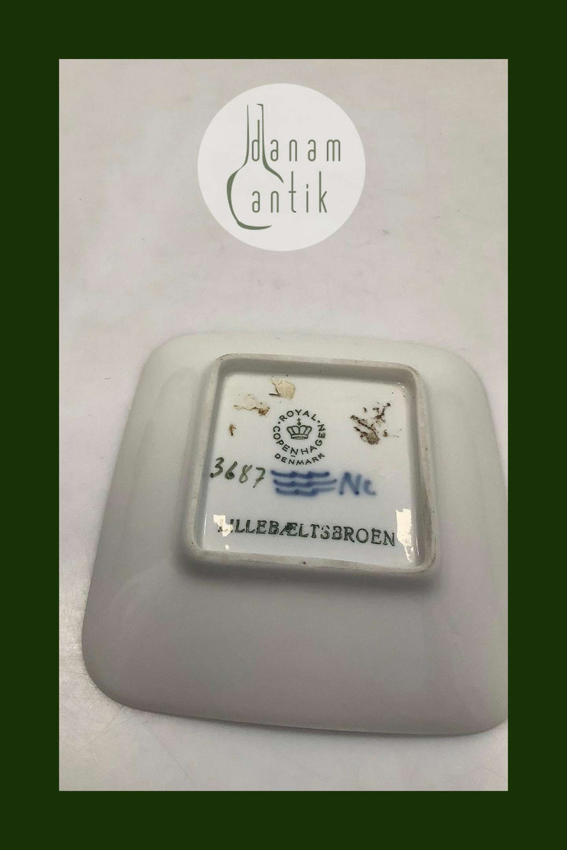 Royal Copenhagen Skål og askebæger No 3687 Lillebæltsbroen