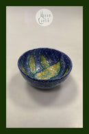 Grethe Reese Keramik Skål i blå og gul