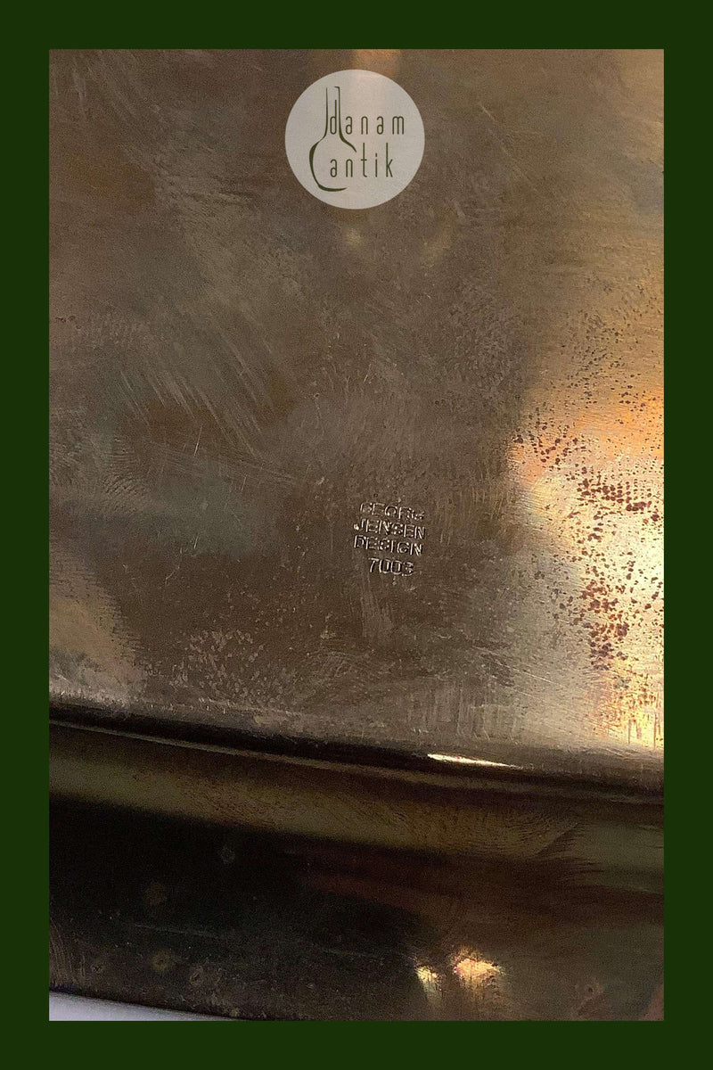 Georg Jensen Super Ellipse Tablett aus Messing von Piet Hein 41cm x 30,7cm