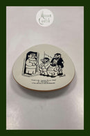 Knabstrup Platte med Storm P. Motiv og Vers