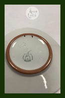 Knabstrup Platte med Storm P. Motiv og Vers