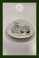 Knabstrup Platte med Storm P. Motiv og Vers