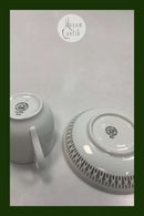 Bing og Grøndahl Haga Hvid Gennembrudt Kant Kaffekop No 305