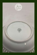 Bing og Grøndahl Haga Hvid Gennembrudt Kant Dybtallerken No 323