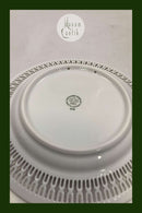 Bing and Grondahl Haga White Pierced Edge Lunch Plate No 618