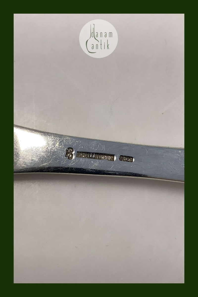 Stor Dansk Sølv Servingsske af Hertz Ballin