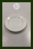 皇家哥本哈根白色花朵丹妮卡珍珠器皿蛋糕盘 3552