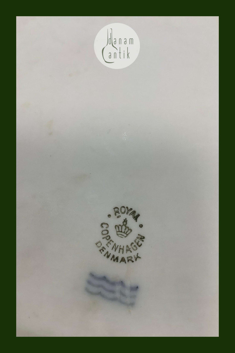 皇家哥本哈根白色花朵丹妮卡珍珠器皿第 3518 号