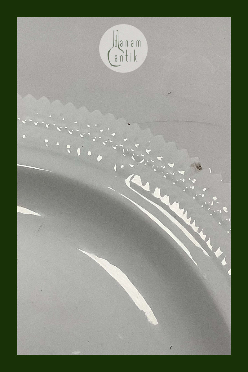 Royal Copenhagen White Flora Danica Oval Serving Dish No 3517