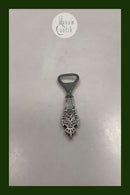 Dansk Sølv / Stål Oplukker med Kong Frederik d. 4 monogram