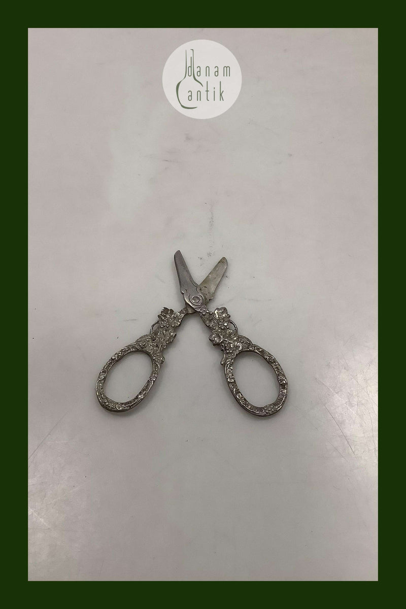 Ornamental Sølv Druesaks